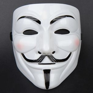 Masca Anonymous Vendetta - alba