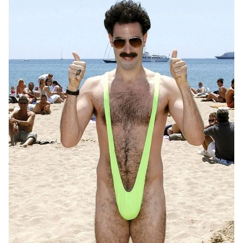 Costum de baie Mankini in stil Borat