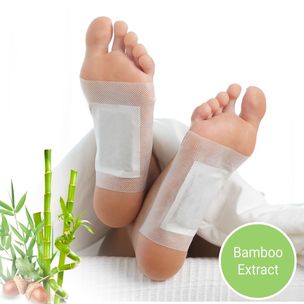 Plasturi detox pentru picioare cu bambus (10 bucati)