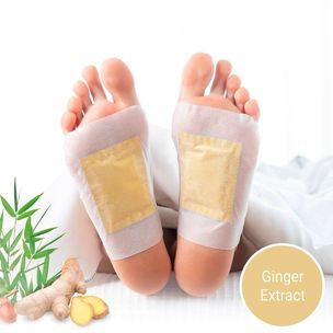 Plasturi detox pentru picioare cu ghimbir (10 bucati)