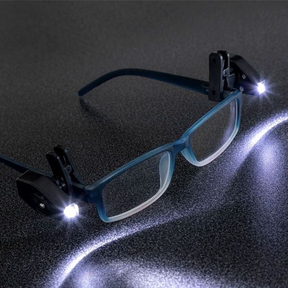 Clips cu LED pentru ochelari (2 buc)