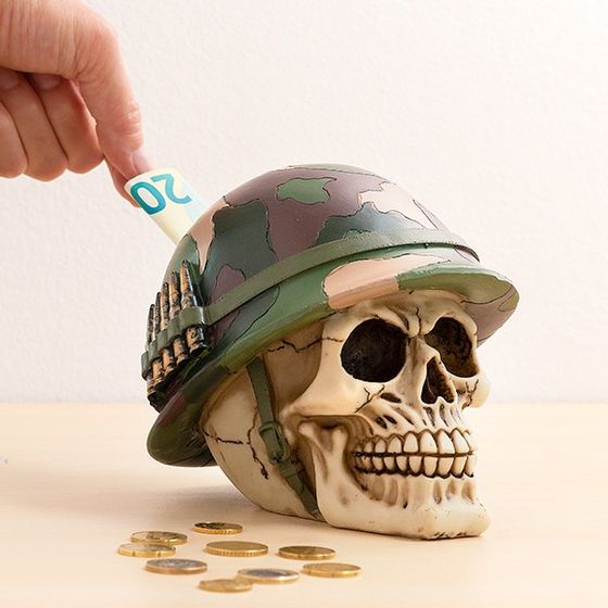 Pusculita craniu soldat