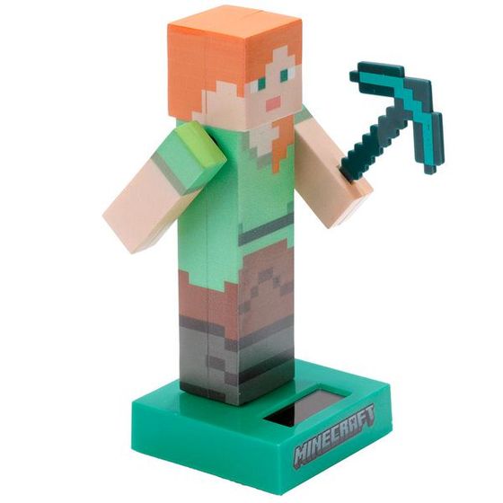 Figurina pe energie solara Minecraft Alex
