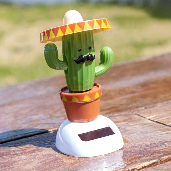 Figurina solara cactus
